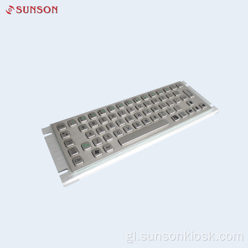 Teclado vándalo para quiosco de información